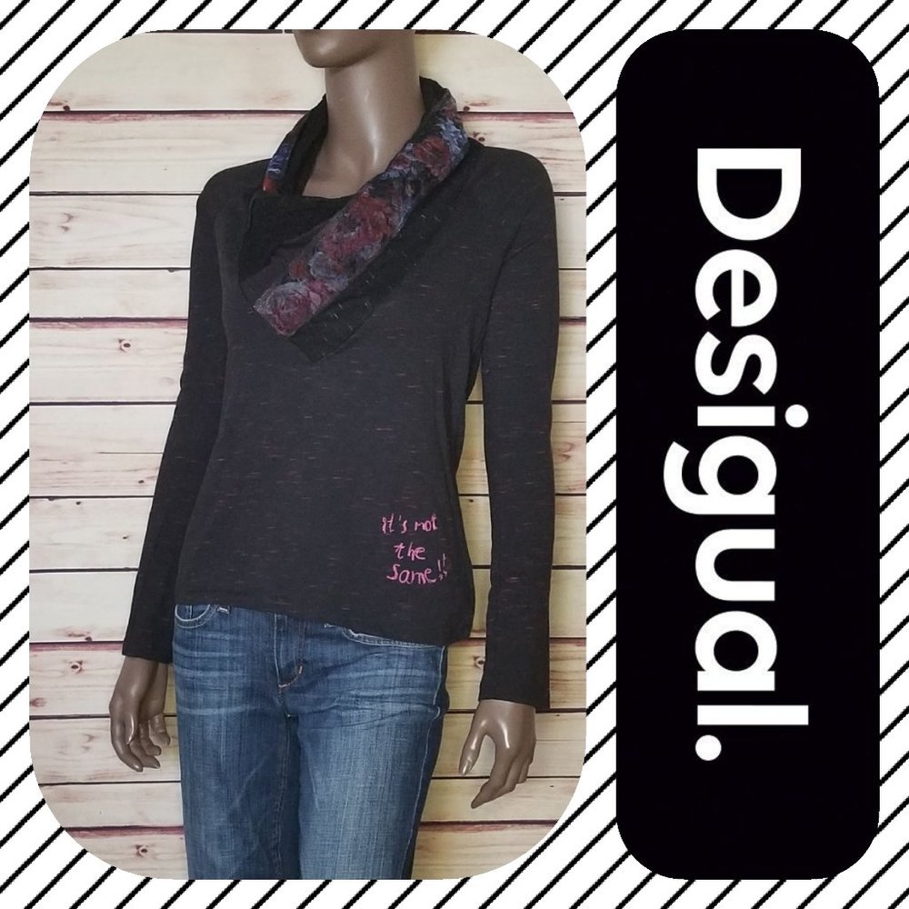 DESIGUAL Fancy V-Neck Shirt